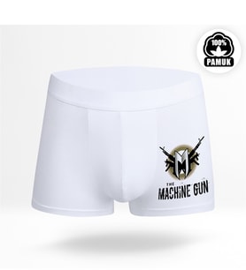 BK Gift Eğlenceli Tasarımlı Beyaz Boxer - 11