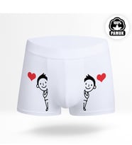 BK Gift Eğlenceli Tasarımlı Beyaz Boxer - 8