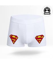 BK Gift Süperman Tasarımlı Beyaz Boxer - 7