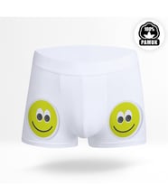 BK Gift Smiley Tasarımlı Beyaz Boxer - 4