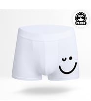 BK Gift Smiley Tasarımlı Beyaz Boxer - 3