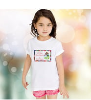 BK Gift Kişiye Özel 23 Nisan Tasarımlı Beyaz Çocuk Tişört - K9