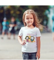 BK Gift Kişiye Özel 23 Nisan Tasarımlı Beyaz Çocuk Tişört - K8