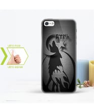 Iphone 5 - 5S İnce Şeffaf Silikon Telefon Kapağı (Göktürkçe TÜRK Yazısı-5)