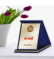 BK Gift Kişiye Özel Yılın En İyi Fizik Öğretmeni Lacivert Plaket Ödülü - 2