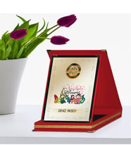 BK Gift Kişiye Özel Yılın En İyi Anaokulu Öğretmeni Kırmızı Plaket Ödülü - 4