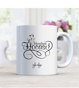 BK Gift Kişiye Özel Hocaların Hocası Beyaz Kupa Bardak - 3