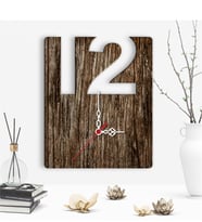 BK Gift Dekoratif Farklı Tasarım Ahşap Duvar Saati - 27