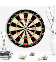 Dekoratif Dart Tasarımlı Ahşap Duvar Saati - 1