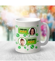 BK Gift Kişiye Özel Whatsapp Anne Mesajlı Beyaz Kupa Bardak - 4