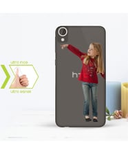 BK Gift Kişiye Özel HTC Desire 830 İnce Şeffaf Silikon Telefon Kapağı