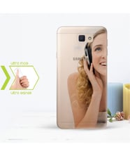 BK Gift Kişiye Özel Samsung Galaxy J7 Prime İnce Şeffaf Silikon Telefon Kapağı