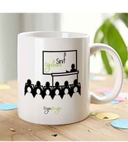 BK Gift Kişiye Özel Mesleki Sınıf Öğretmeni Beyaz Kupa Bardak - 5