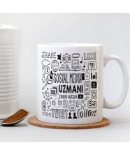 BK Gift Kişiye Özel Sosyal Medya Uzmanı Beyaz Kupa Bardak - 2