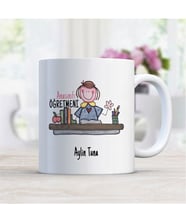 BK Gift Kişiye Özel Mesleki Anasınıfı Öğretmeni Beyaz Kupa Bardak - 3