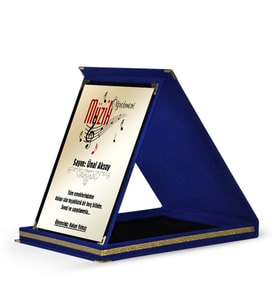 BK Gift Kişiye Özel Müzik Öğretmeni Lacivert Plaket