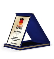 BK Gift Kişiye Özel Almanca Öğretmeni Lacivert Plaket