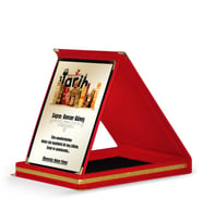 BK Gift Kişiye Özel Tarih Öğretmeni Kırmızı Plaket - 1