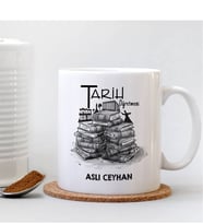 BK Gift Kişiye Özel Mesleki Tarih Öğretmeni Beyaz Kupa Bardak - 001