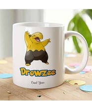 BK Gift Kişiye Özel Pokemon Drowzee Beyaz Kupa Bardak