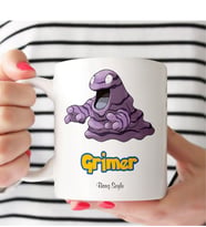BK Gift Kişiye Özel Pokemon Grimer Beyaz Kupa Bardak