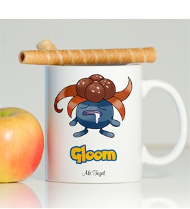 BK Gift Kişiye Özel Pokemon Gloom Beyaz Kupa Bardak