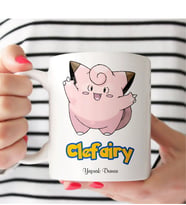 BK Gift Kişiye Özel Pokemon Clefairy Beyaz Kupa Bardak