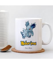 BK Gift Kişiye Özel Pokemon Nidorina Beyaz Kupa Bardak