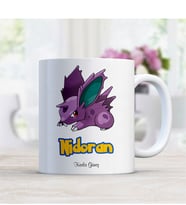 BK Gift Kişiye Özel Pokemon Nidoran Beyaz Kupa Bardak