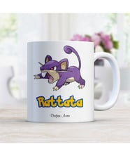 BK Gift Kişiye Özel Pokemon Rattata Beyaz Kupa Bardak