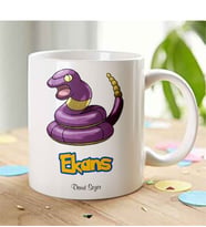 BK Gift Kişiye Özel Pokemon Ekans Beyaz Kupa Bardak