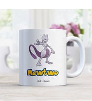 BK Gift Kişiye Özel Pokemon Mewtwo Beyaz Kupa Bardak
