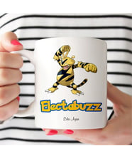 BK Gift Kişiye Özel Pokemon Electabuzz Beyaz Kupa Bardak