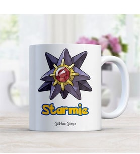 BK Gift Kişiye Özel Pokemon Starmie Beyaz Kupa Bardak