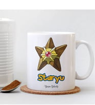 BK Gift Kişiye Özel Pokemon Staryu Beyaz Kupa Bardak