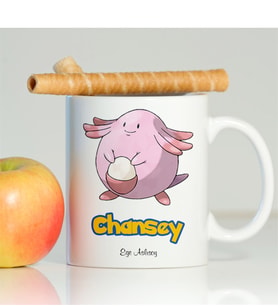 BK Gift Kişiye Özel Pokemon Chansey Beyaz Kupa Bardak