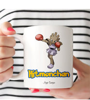 BK Gift Kişiye Özel Pokemon Hitmonchan Beyaz Kupa Bardak