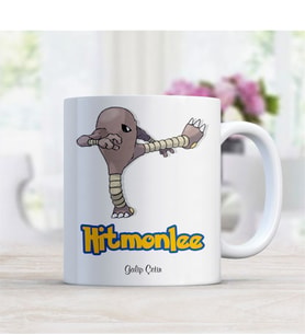 BK Gift Kişiye Özel Pokemon Hitmonlee Beyaz Kupa Bardak