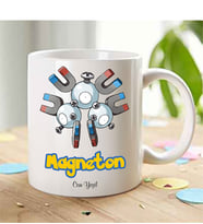 BK Gift Kişiye Özel Pokemon Magneton Beyaz Kupa Bardak