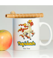 BK Gift Kişiye Özel Pokemon Rapidash Beyaz Kupa Bardak
