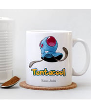 BK Gift Kişiye Özel Pokemon Tentacool Beyaz Kupa Bardak