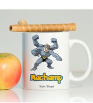 BK Gift Kişiye Özel Pokemon Machamp Beyaz Kupa Bardak