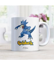 BK Gift Kişiye Özel Pokemon Golduck Beyaz Kupa Bardak