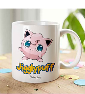 BK Gift Kişiye Özel Pokemon Jigglypuff Beyaz Kupa Bardak