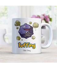 BK Gift Kişiye Özel Pokemon Koffing Beyaz Kupa Bardak