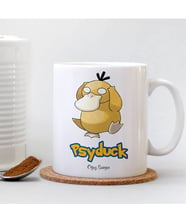BK Gift Kişiye Özel Pokemon Psyduck Beyaz Kupa Bardak