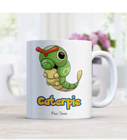 BK Gift Kişiye Özel Pokemon Caterpie Beyaz Kupa Bardak