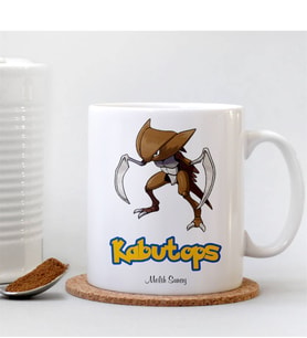 BK Gift Kişiye Özel Pokemon Kabutops Beyaz Kupa Bardak