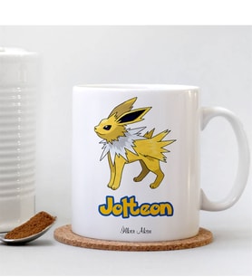 BK Gift Kişiye Özel Pokemon Jolteon Beyaz Kupa Bardak