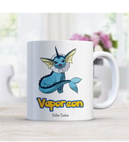 BK Gift Kişiye Özel Pokemon Vaporeon Beyaz Kupa Bardak